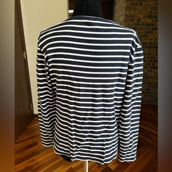 Armor Lux Lesconil Long-sleeve Breton Striped Long Sleeve Tee, ECU - Picture 5 of 10